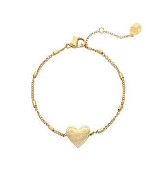 Gold Love to Travel Bracelet