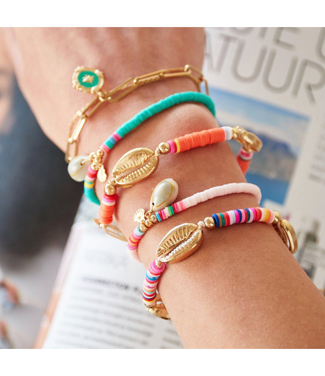 Malia Shell Bracelet / Mint