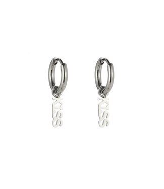 Silver Kiss Earrings