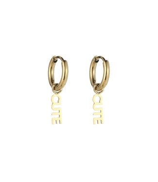 Gold Cute Earrings