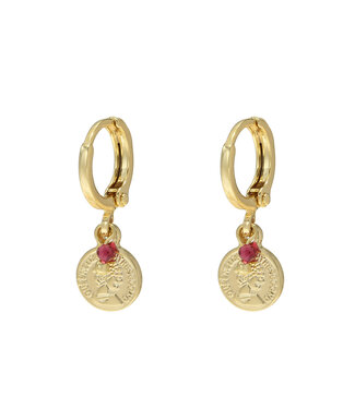 Gold Little Queen Earrings