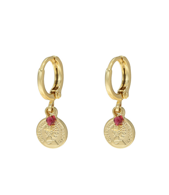 Gold Little Queen Earrings