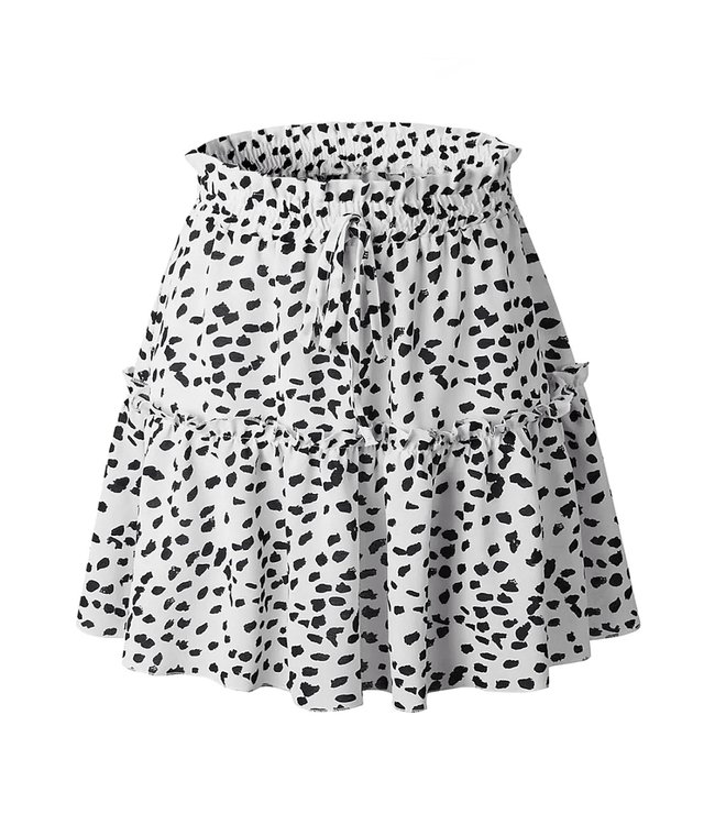Faye Printed Dots Skirt