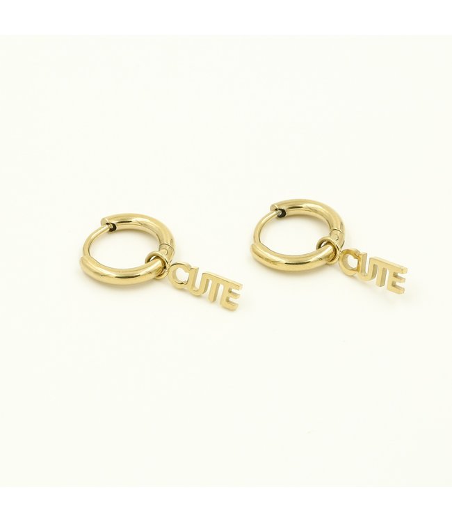 Gold Cute Earrings