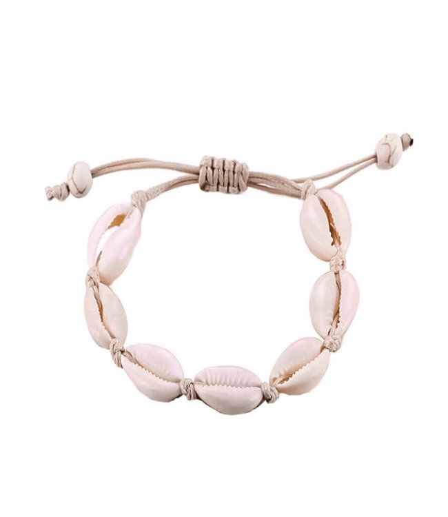 Renae Shell Bracelet / Beige