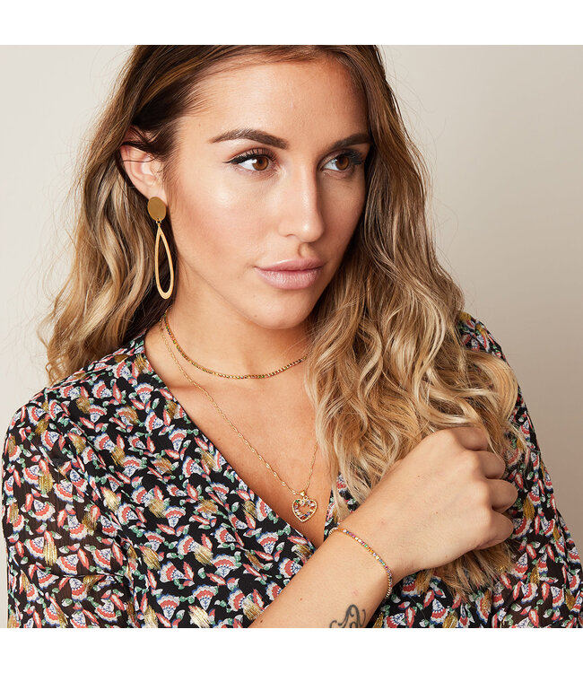 Zircon Heart Necklace