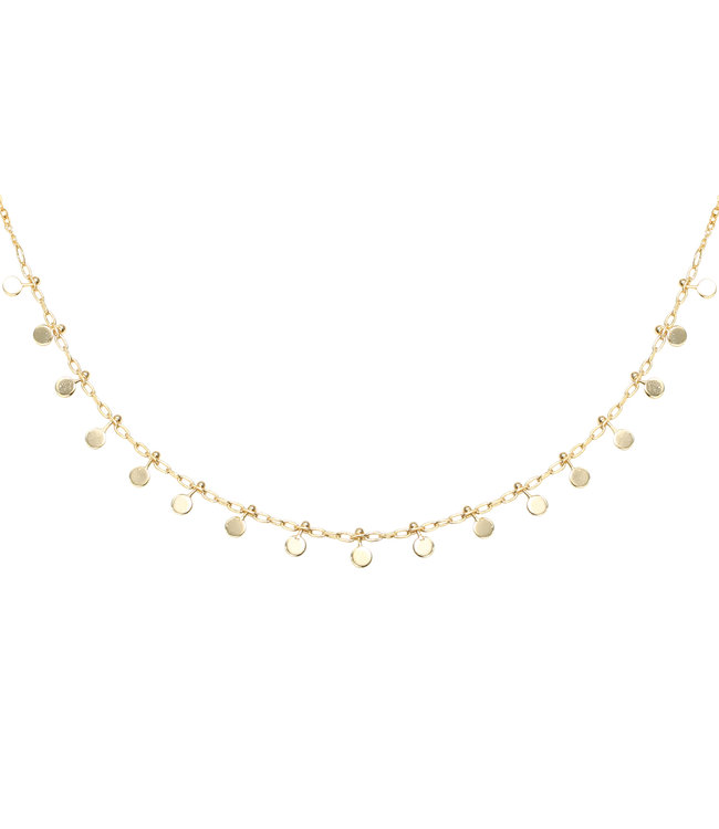 Gold Confetti Small Necklace