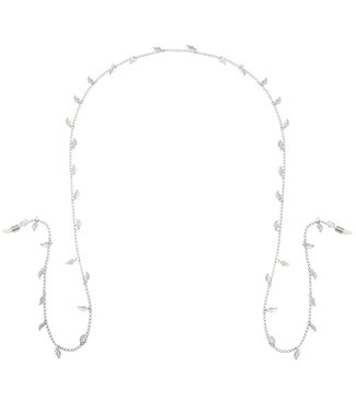 Silver Happy Leaf Sunglasses Cord
