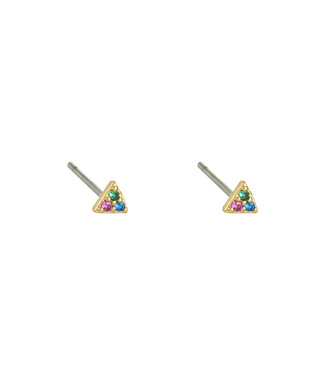 Mini Triangle Stud Earrings