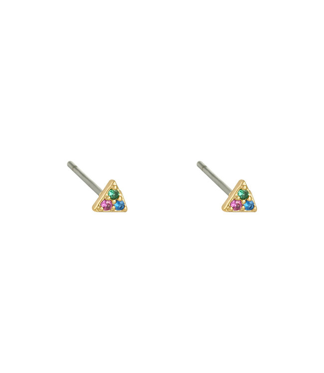 Mini Triangle Stud Earrings