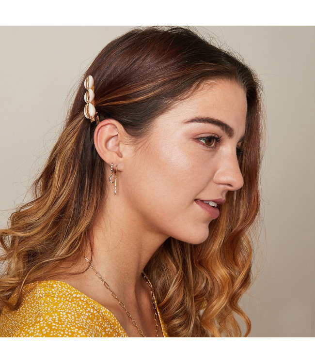 Rhinestones Bar Earrings