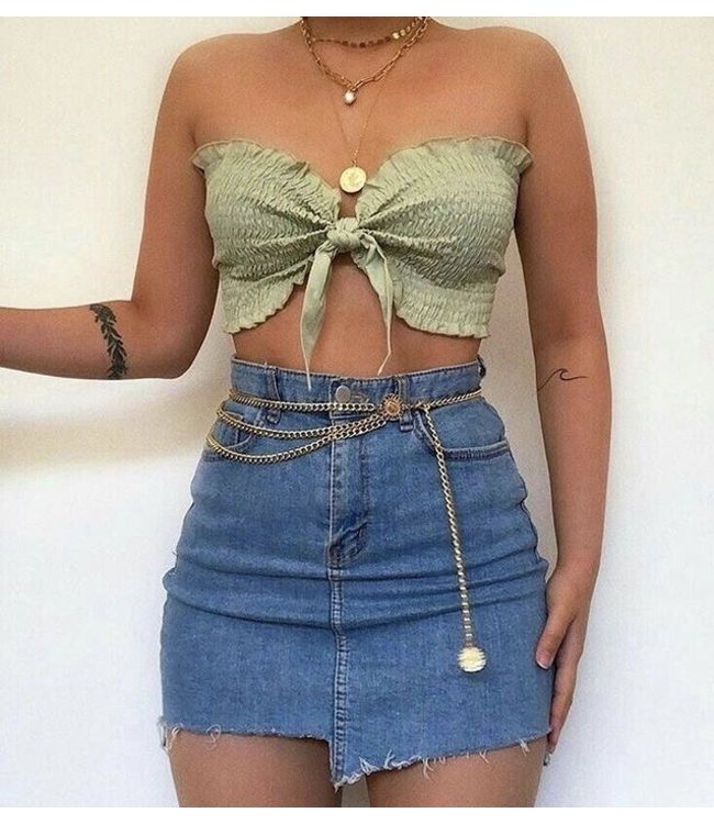 Coin Chain Belt / Gold