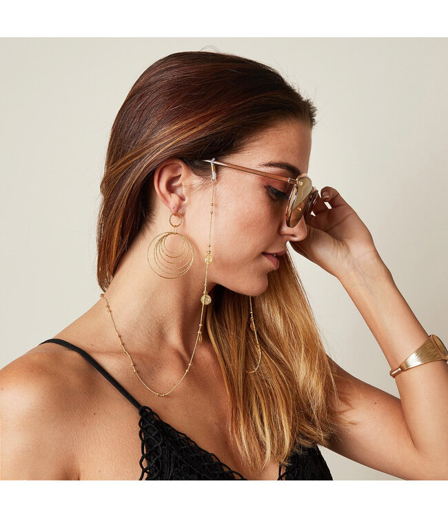 Gold Perfect Coin Sunglasses Cord