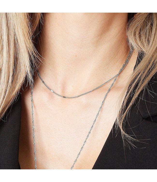 Silver Little Links Necklace