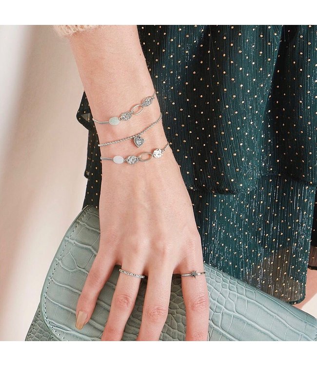 Silver Be Kind Bracelet