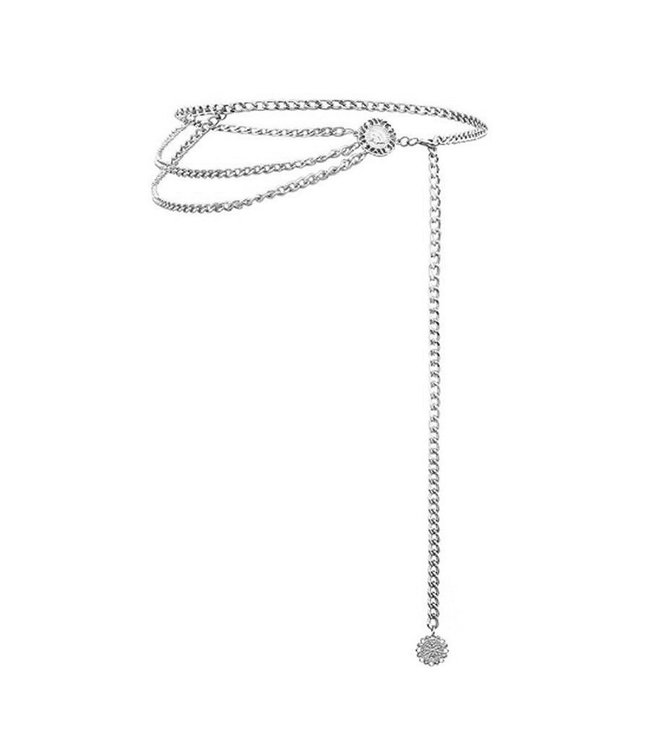 Coin Chain Belt / Silver
