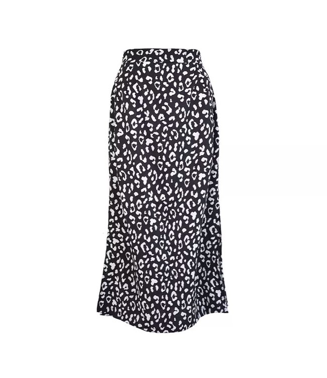 Naomi Cheetah Midi Skirt