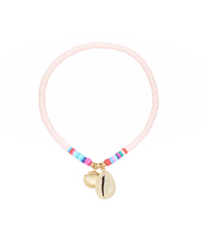 Beach Day Anklet / Pink