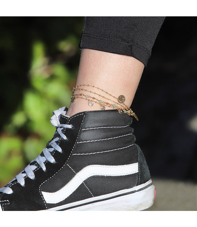 Tiny Coins Anklet