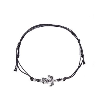 Under Water Turtle Anklet / Black