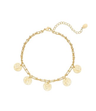 Double Coin Anklet