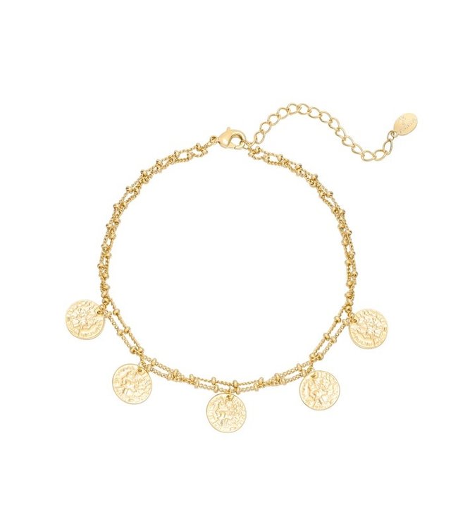 Double Coin Anklet