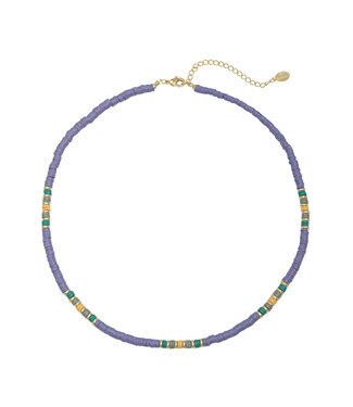 Colorful Day Necklace / Purple