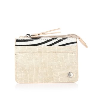 Zebra Cardholder / Beige