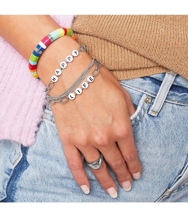 Beads Happy Bracelet