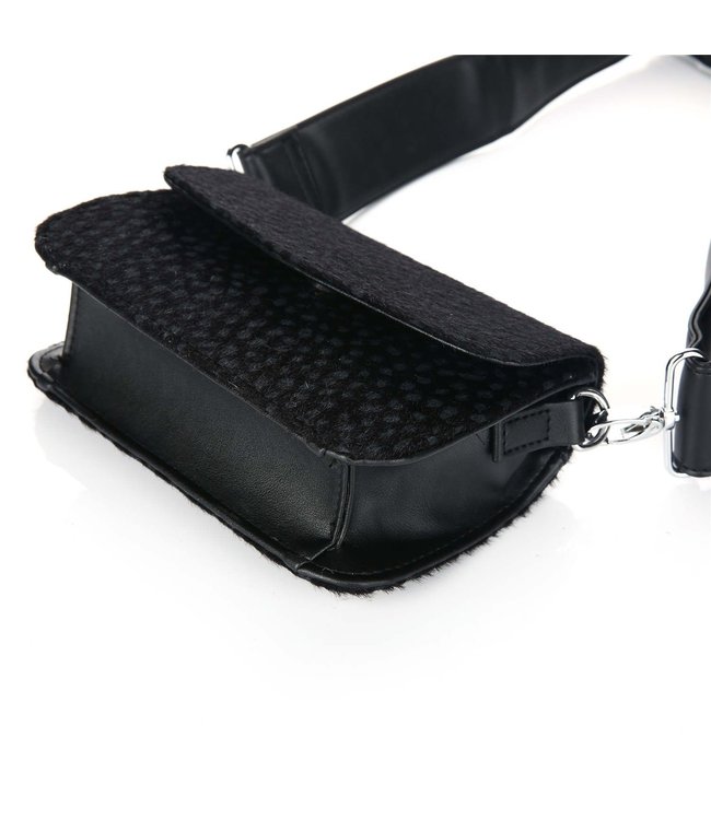 Kenzie Cheetah Bag / Black