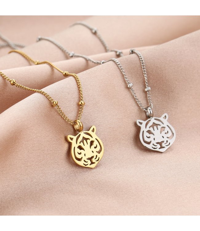 Gold Tiger Necklace