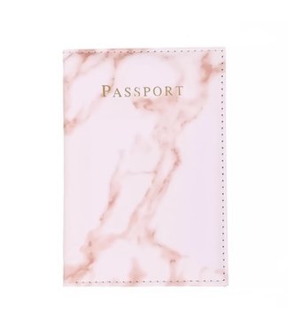 Marble Passport Cover / Pink
