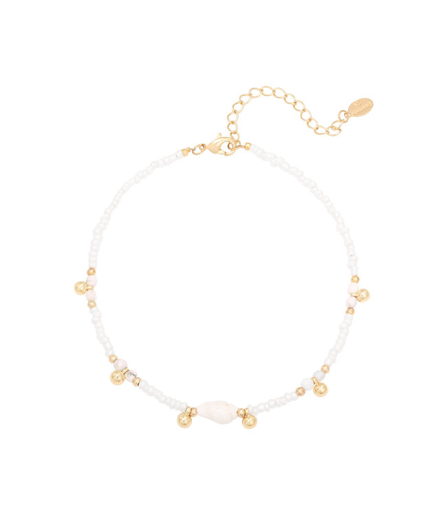Fun Fair Anklet / White