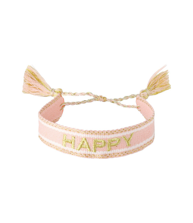 Woven Happy Bracelet
