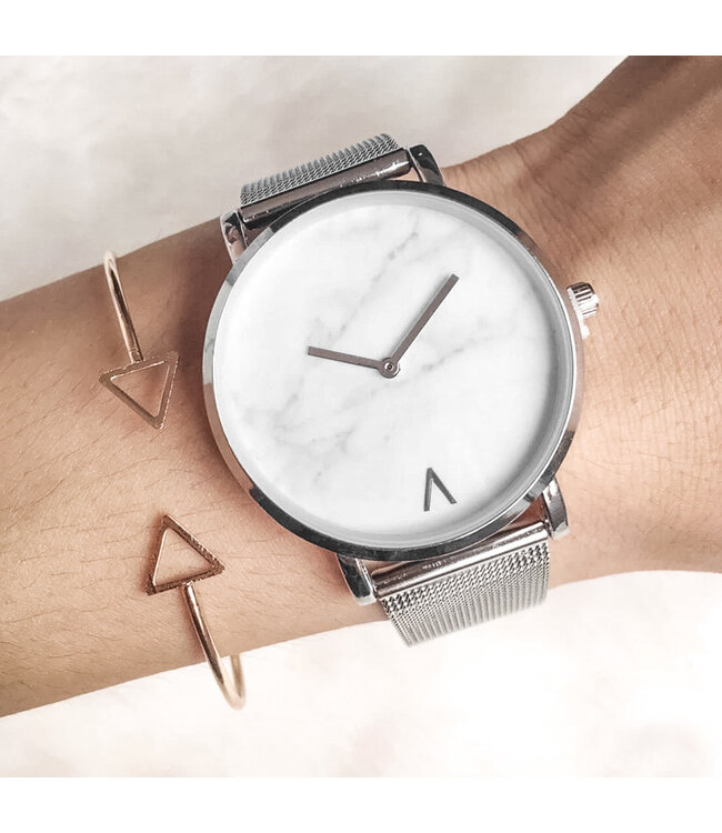 Marble Watch / Silver