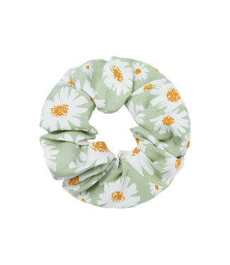 Daisy Flower Scrunchie / Green