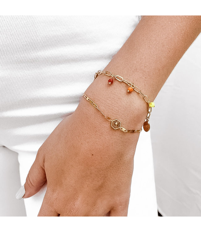 Gold Palm Tree Bracelet