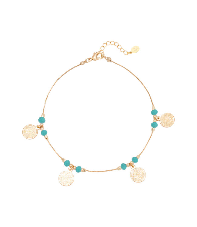 Ancient Coin Anklet