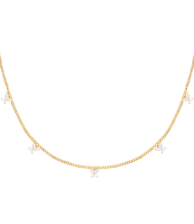 Shiny Butterfly Necklace