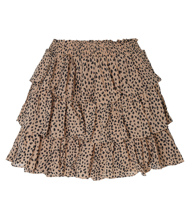 Ruffled Layers Skirt / Beige