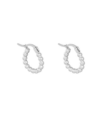Spheres Hoop Earrings