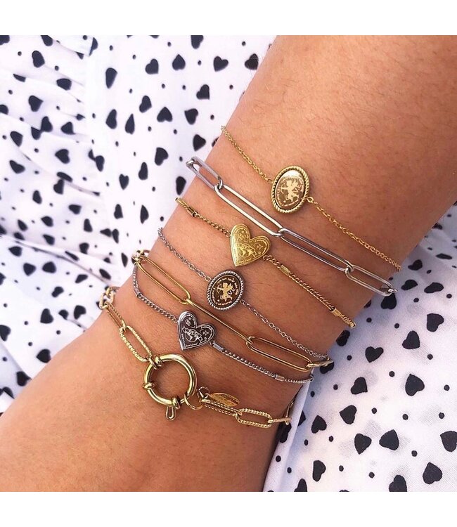 Silver Love to Travel Bracelet