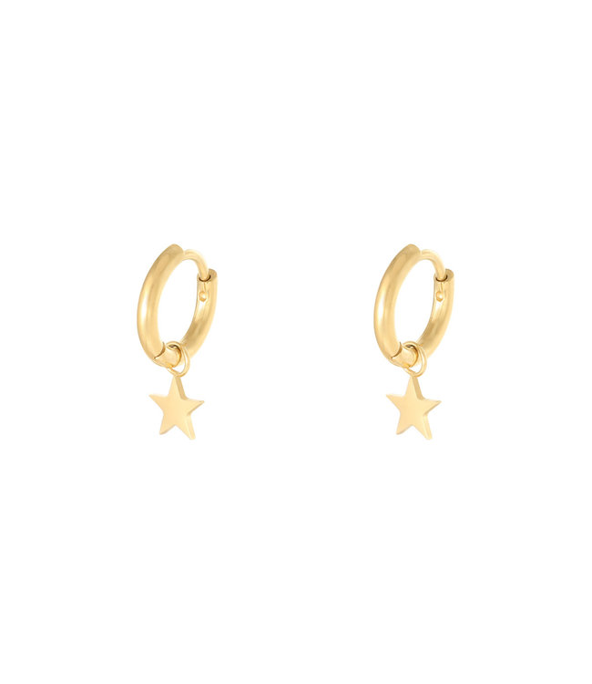 Gold Star Earrings