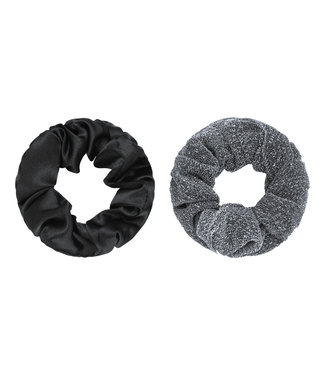 Dawn Scrunchie Set / Silver