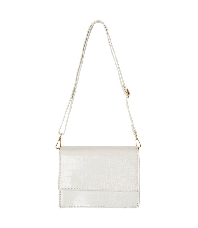 Imani Croco Bag / White