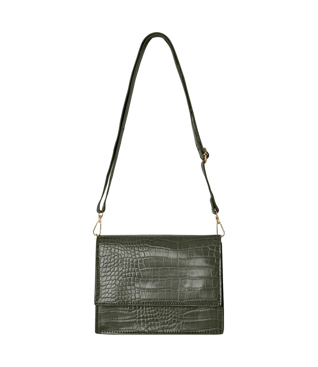 Imani Croco Bag / Olive Green