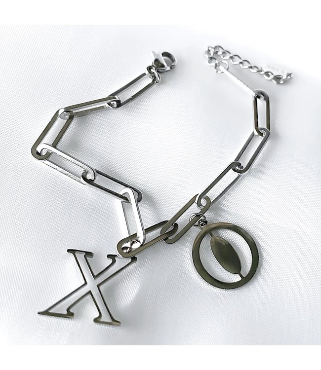 Silver XO Bracelet
