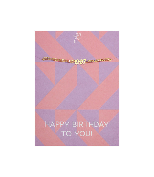 Year of Birth Bracelet Giftcard