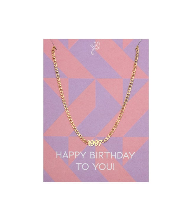 Year of Birth Necklace Giftcard