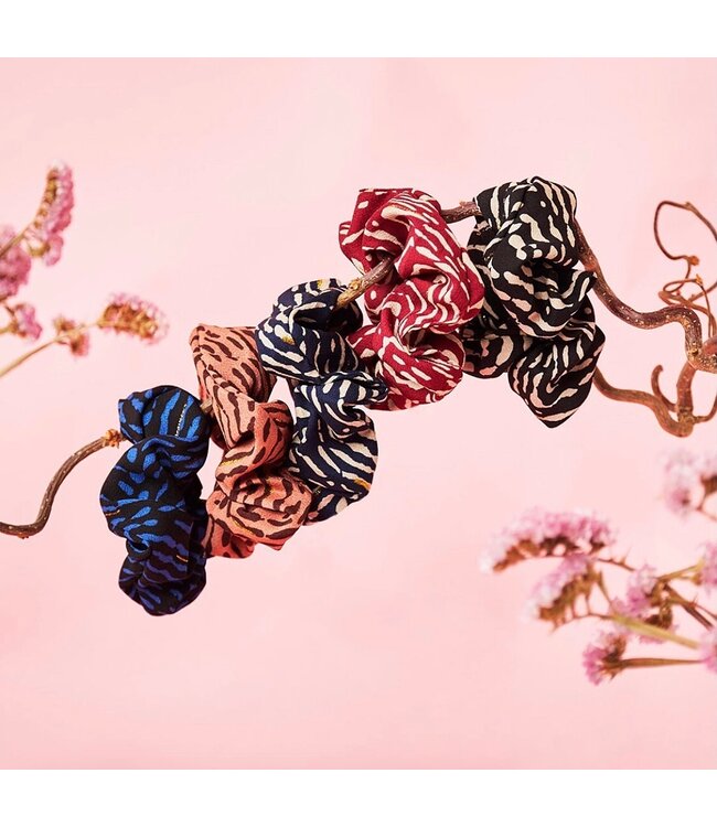 Animal Fever Scrunchie / Rusty Brown